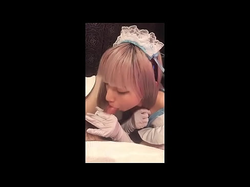 ❤️ Японський ідол [маюка], французький костюм покоївки, частина 1, мінет і дрочка з лосьйоном Порно vk у нас ❤